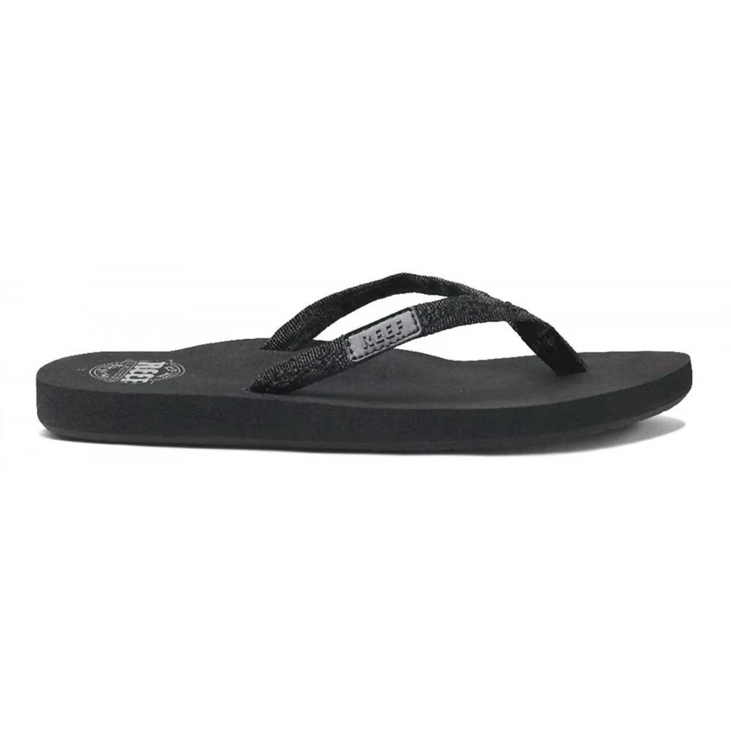 Reef Women's Ginger Flip Flop In Black 2