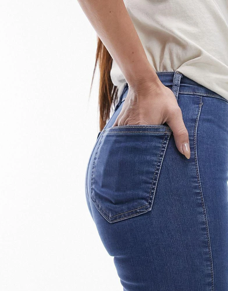 Topshop Topshop Joni high rise super skinny jean in mid blue 2