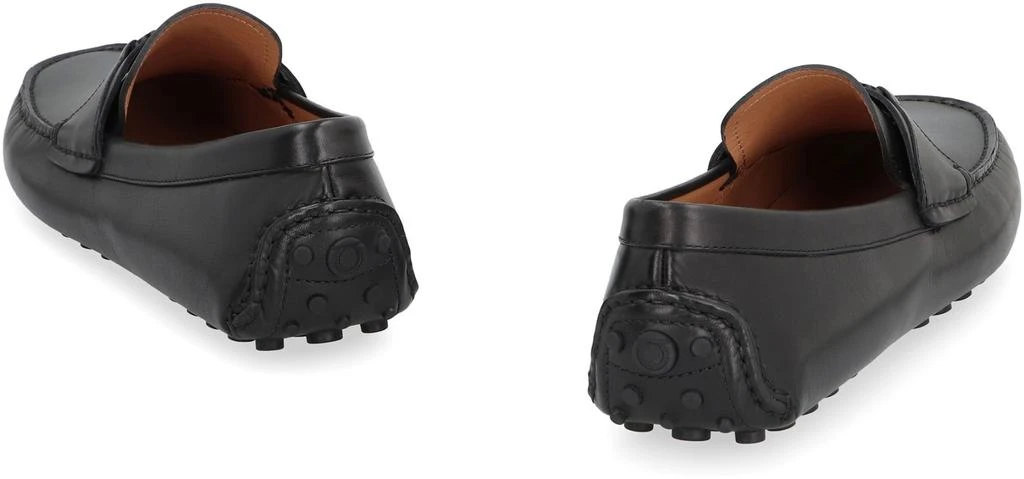 Salvatore Ferragamo Driver Leather Loafers 4