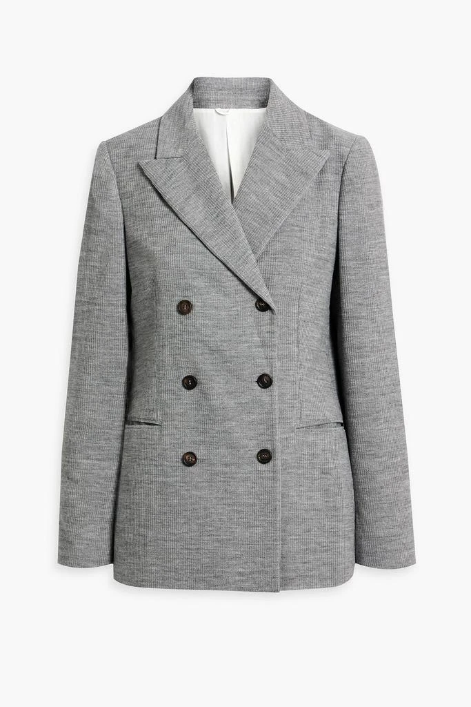 Brunello Cucinelli Double-breasted cashmere-corduroy blazer 1