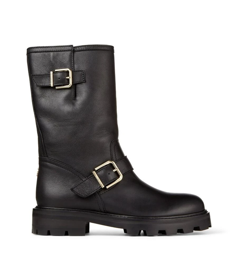 Jimmy Choo Leather Biker Boots 1