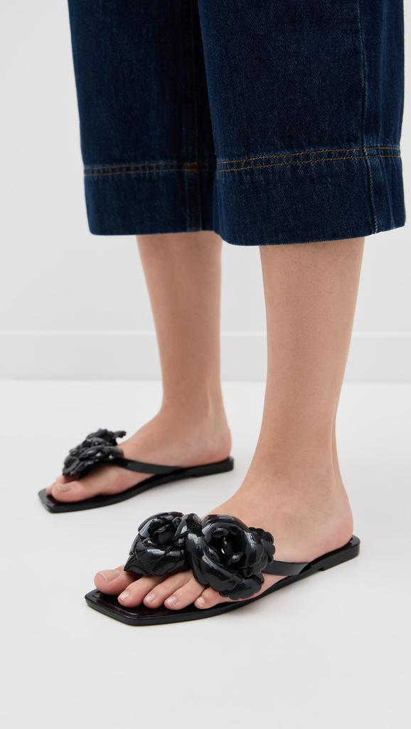 COPERNI Silicone Flower Flat Sandals