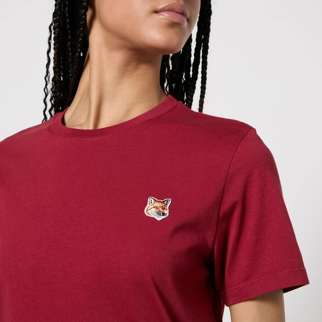 Maison Kitsune Fox Head Patch Cotton-Jersey T-Shirt 4