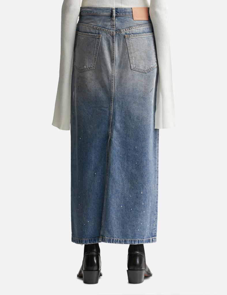 Philo denim maxi skirt in grey - Acne Studios | Mytheresa