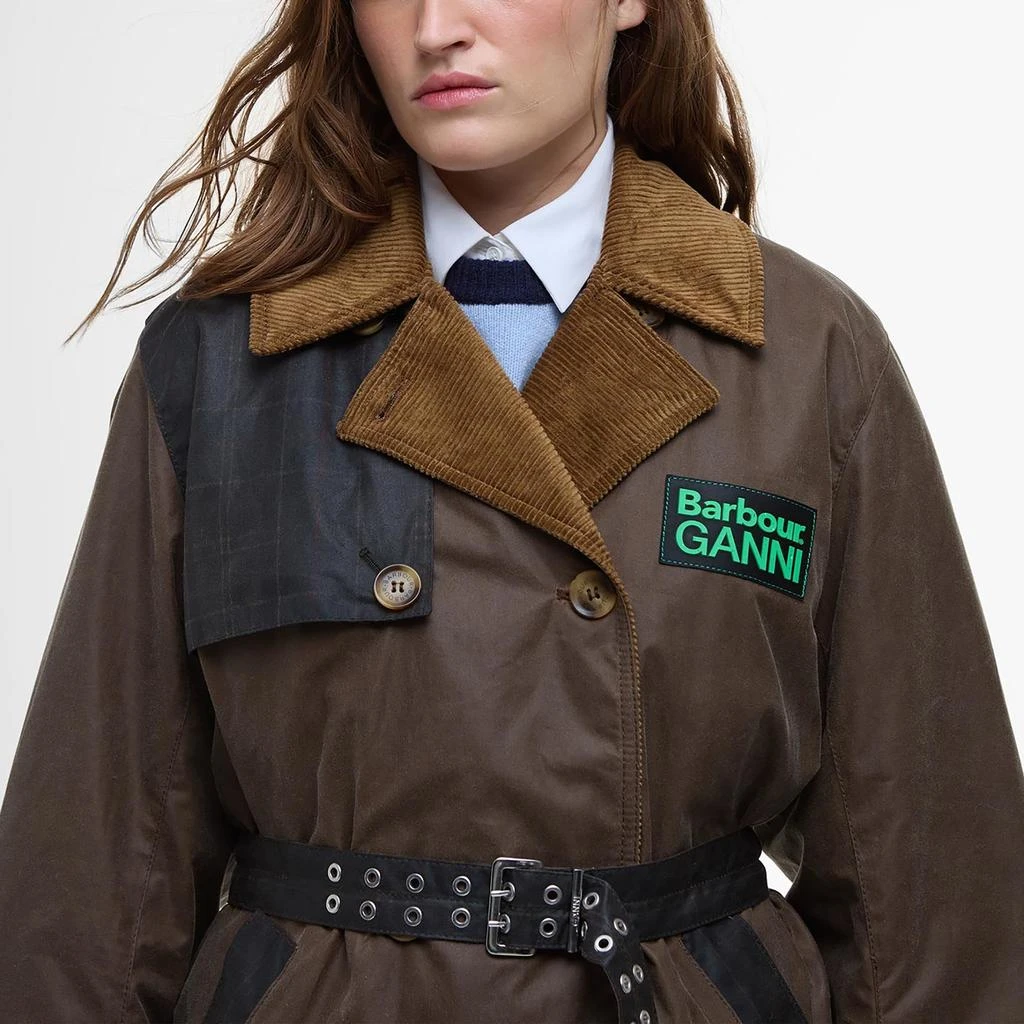 Barbour Waxed-Cotton Trench Coat 4
