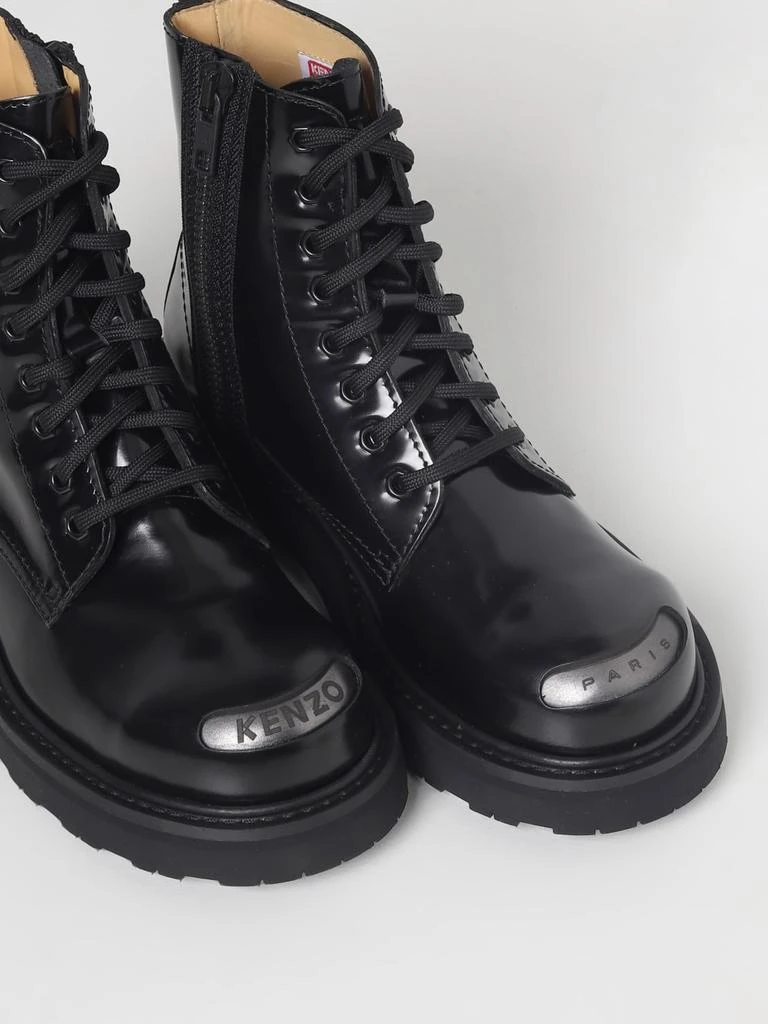 Kenzo Smile Kenzo ankle boots in brushed leather 4