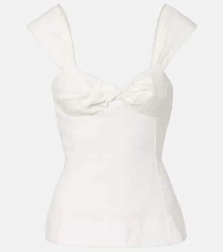 Faithfull Pallida linen top