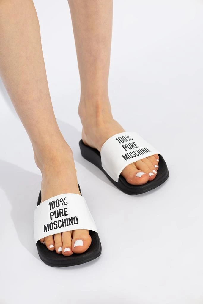 Moschino Slides with logo 2