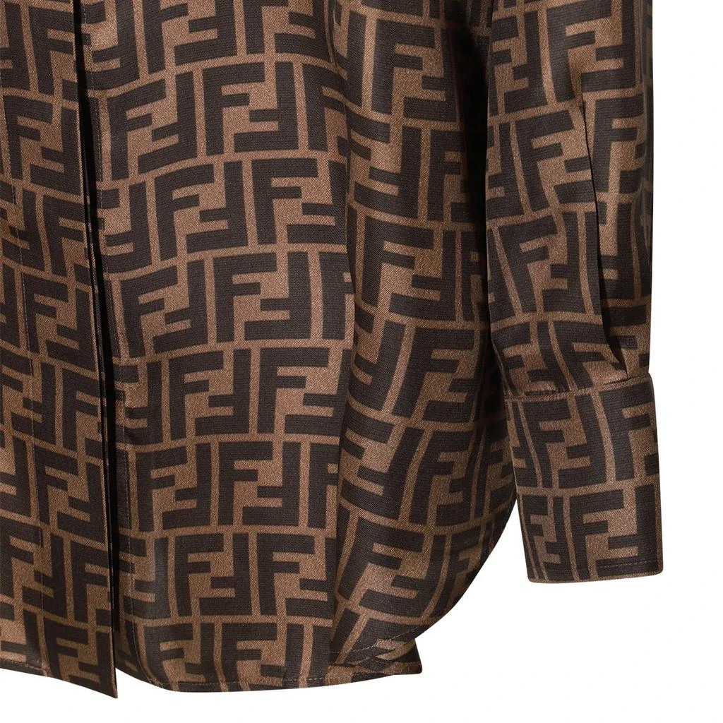 Fendi Fendi All-Over FF Jacquard Long-Sleeved Shirt 3