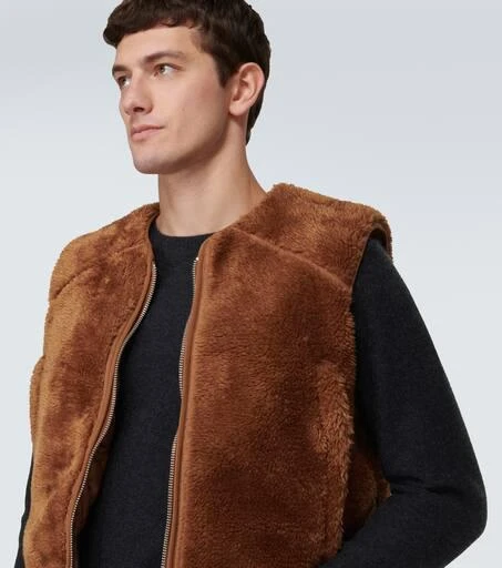 Entire Studios Cropped faux fur vest 5