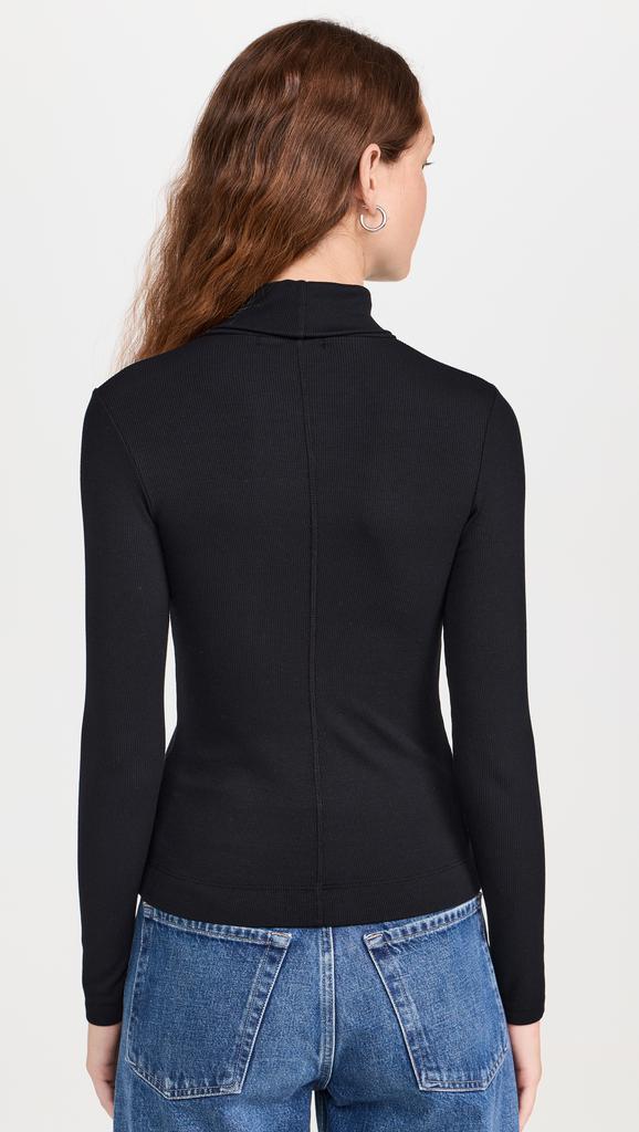Stateside 2x1 Fine Rib Long Sleeve Turtleneck