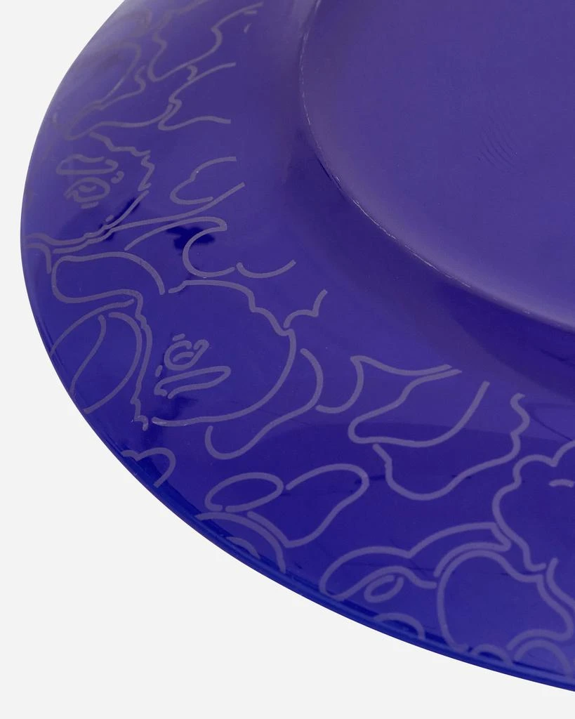 A Bathing Ape Neon Camo Glass Plate Blue 6