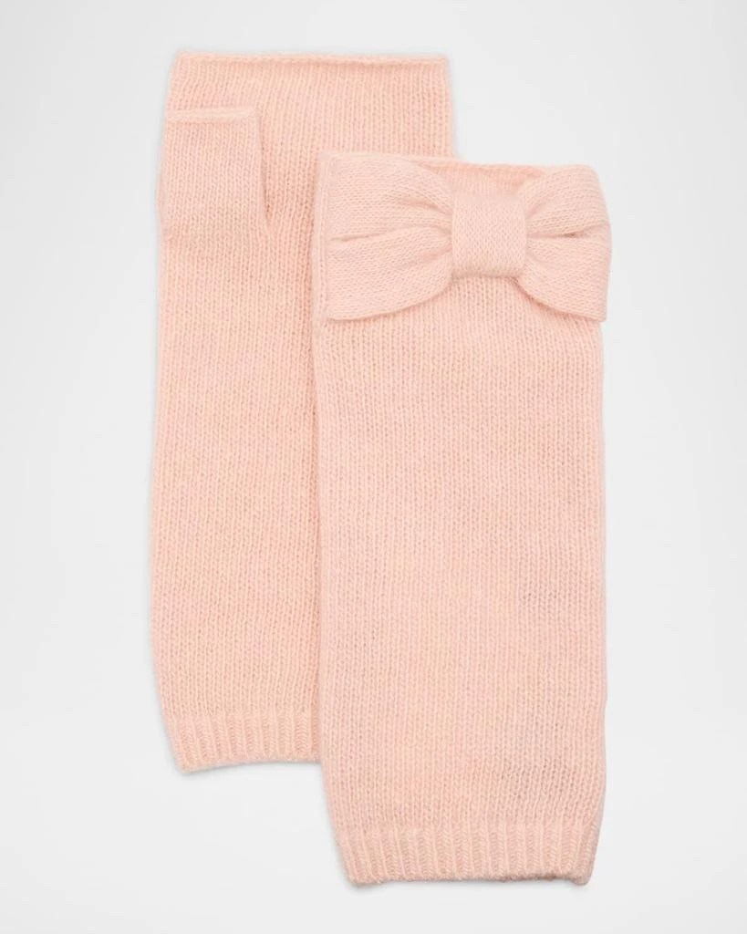 Portolano Cashmere Armwarmers W/ Bow Detail 1