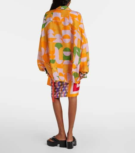 Dries Van Noten Printed silk shirt 3