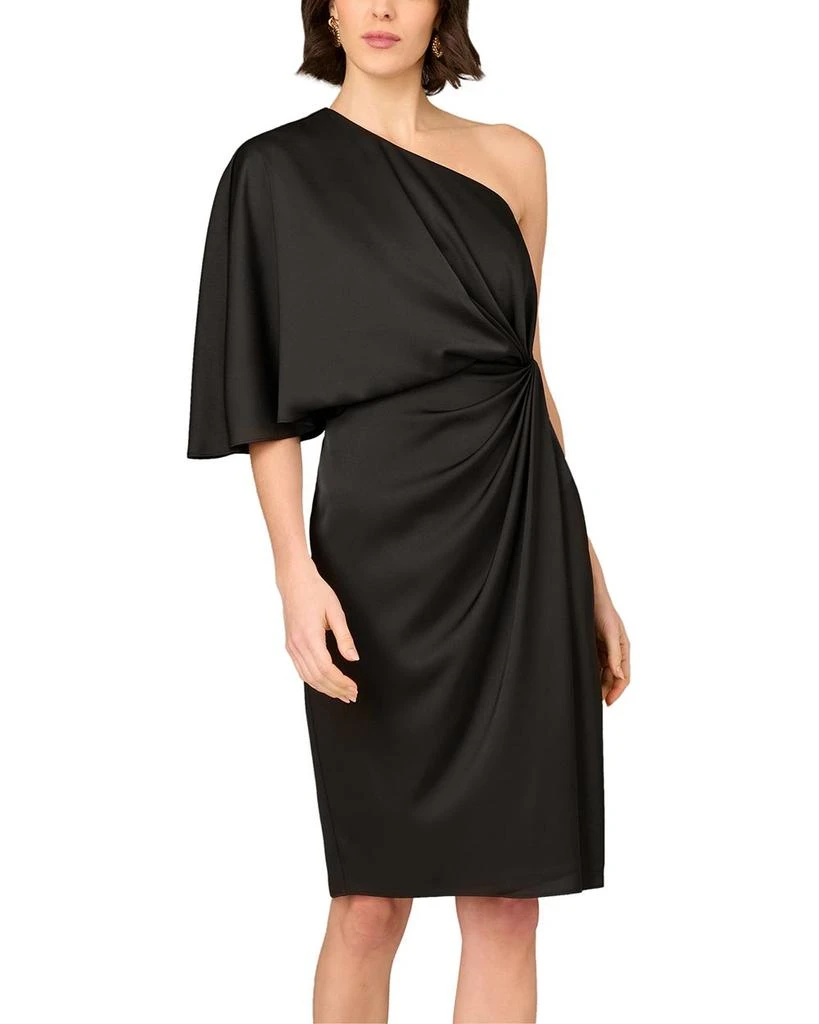 Aidan Mattox Crepe Back Satin Dress 4