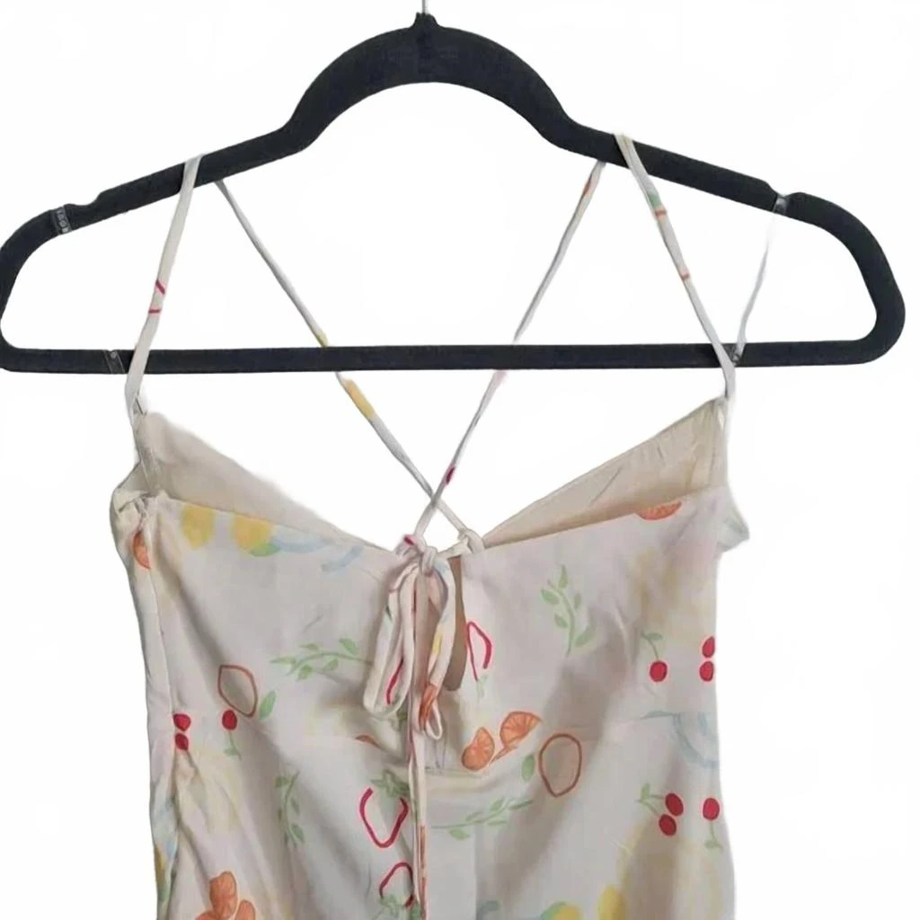 Glamorous Midi Slip Dress In Cream Fruit Print 5