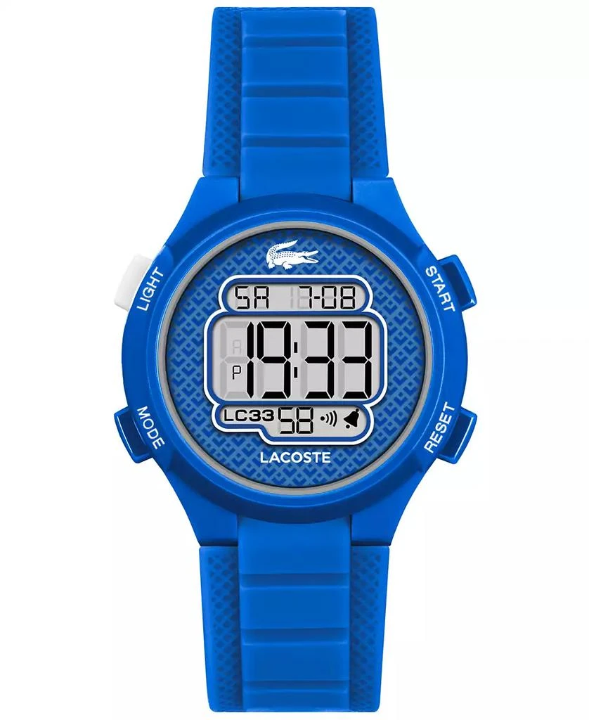Lacoste Kid
s LC33 Blue Silicone Strap Watch, 32.6mm