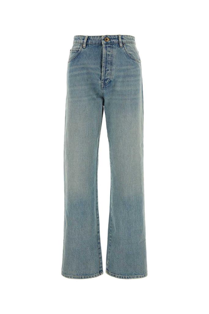 Miu Miu Miu Miu Logo Patch Straight-Leg Jeans