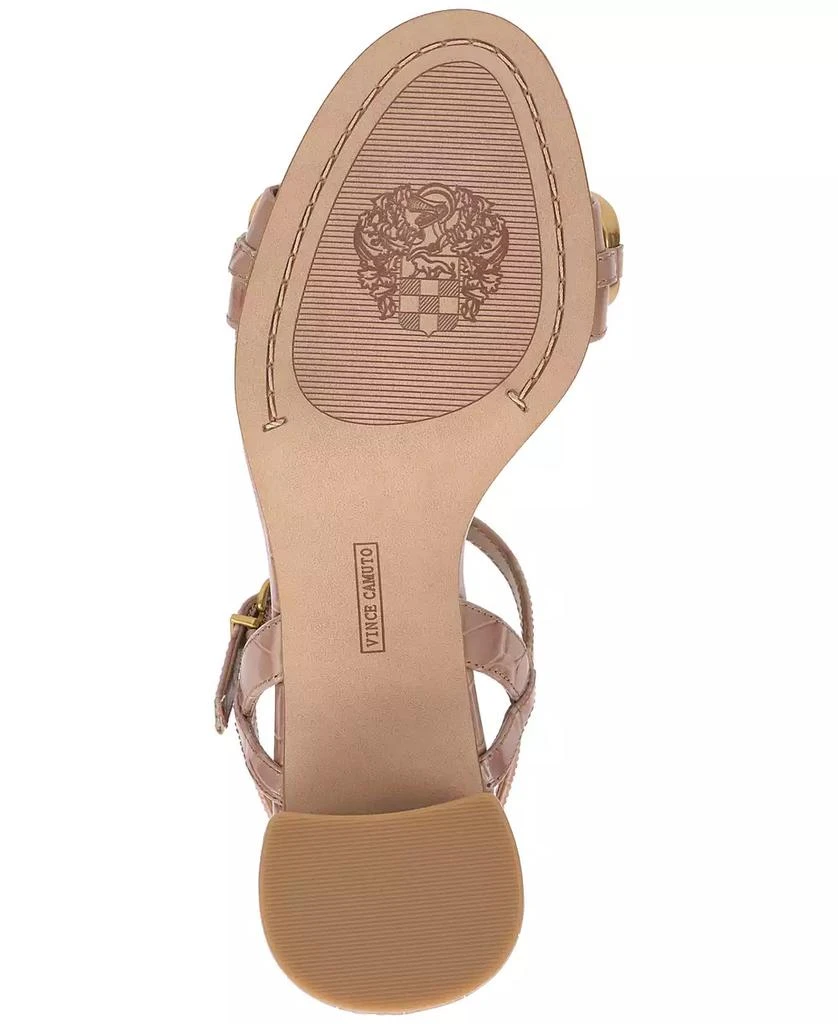 Vince Camuto Women's Chirie Chain T-Strap Block-Heel Sandals 9