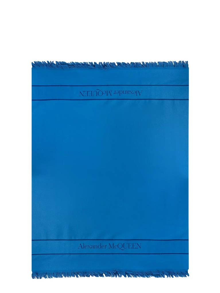 Alexander McQueen Alexander McQueen Logo Printed Beach Towel 1