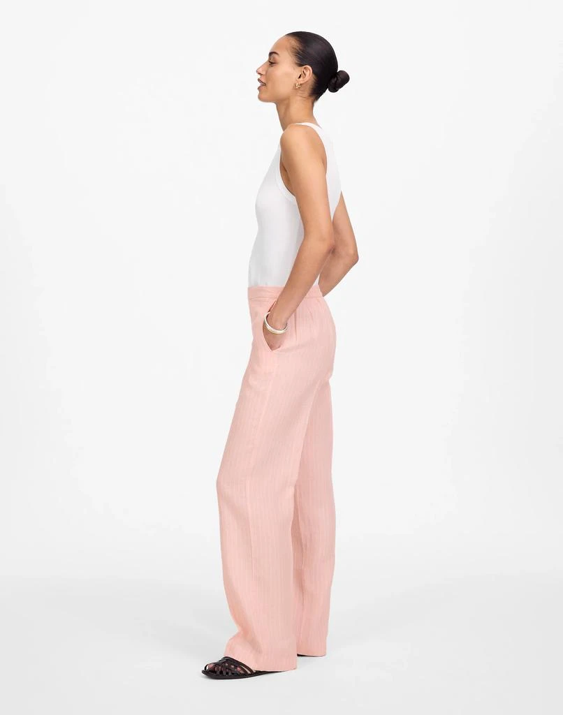 Madewell The Easy Pull-On Pant in 100% Linen 3