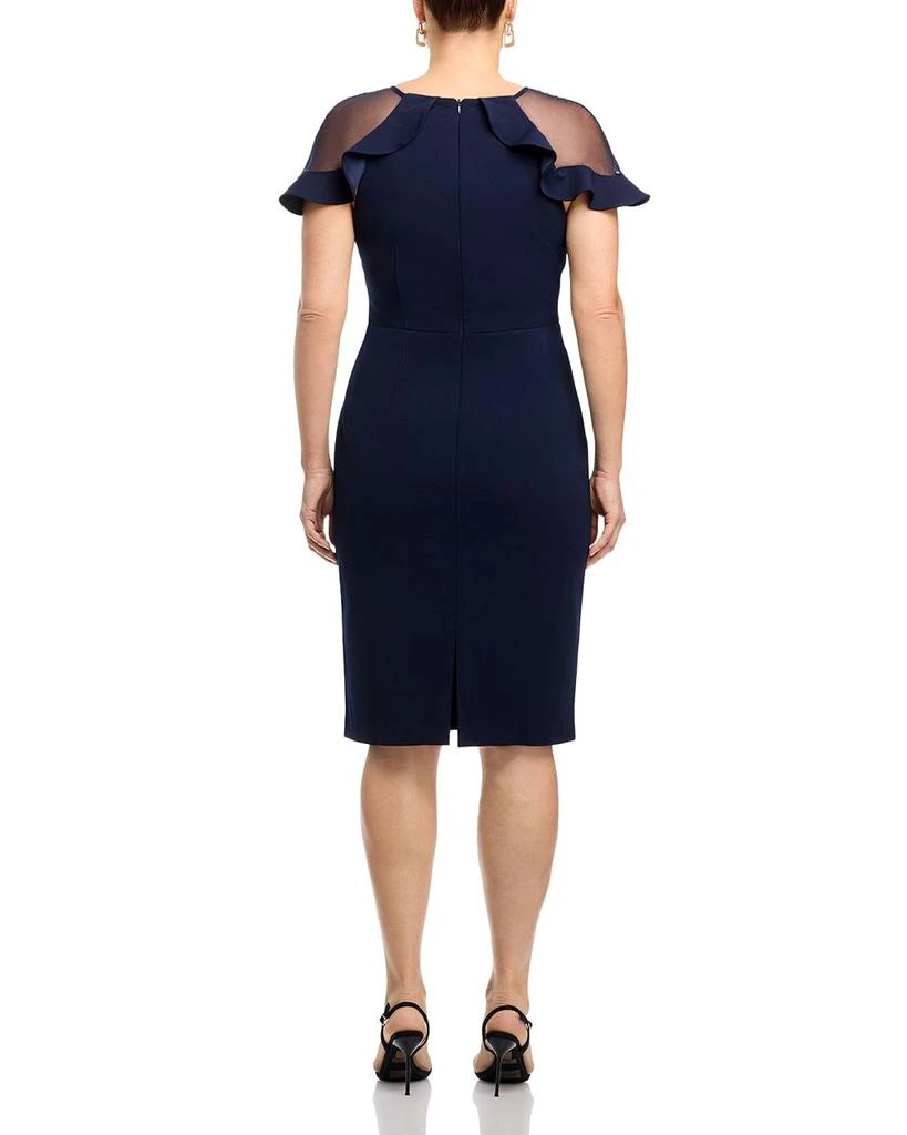 Eliza J Ruffle Sleeve Cocktail Dress 6