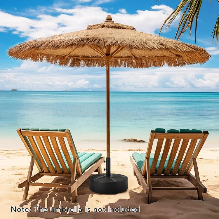 Hivvago Patio Umbrella Base 88LBS Capacity Water and Sand Fillable Market Table Umbrella Stand 2