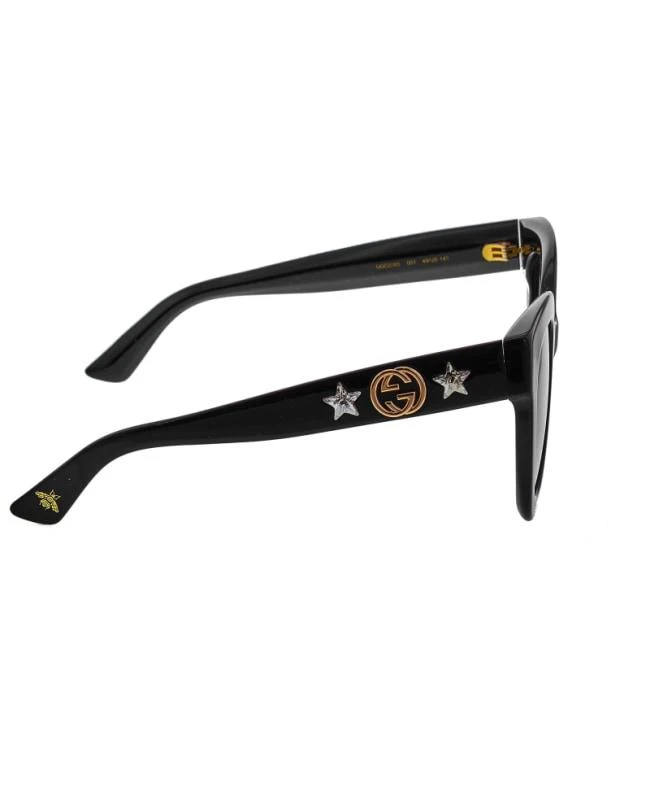 Gucci Gucci Grey Square 49mm Women's Sunglasses GG0208S-001-SD 3