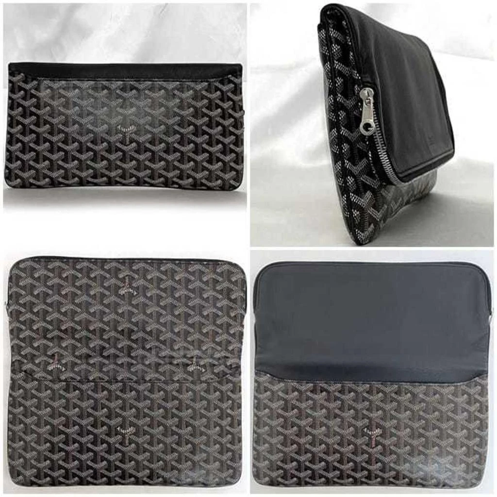 Goyard Pvc Leather Clutch Bag Handbag (Pre-Owned) 3