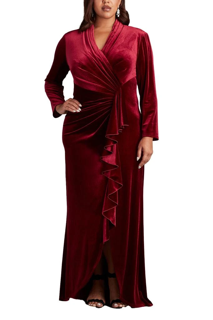 designer long sleeve wedding dresses V-neck Cut Mermaid Bridal Dress with Long Sleeves – Qëndresa