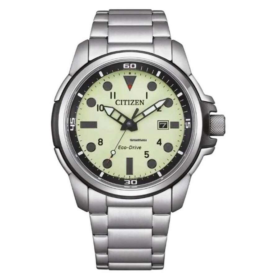 Citizen Eco-Drive Green Dial Men's Watch AW1800-89X