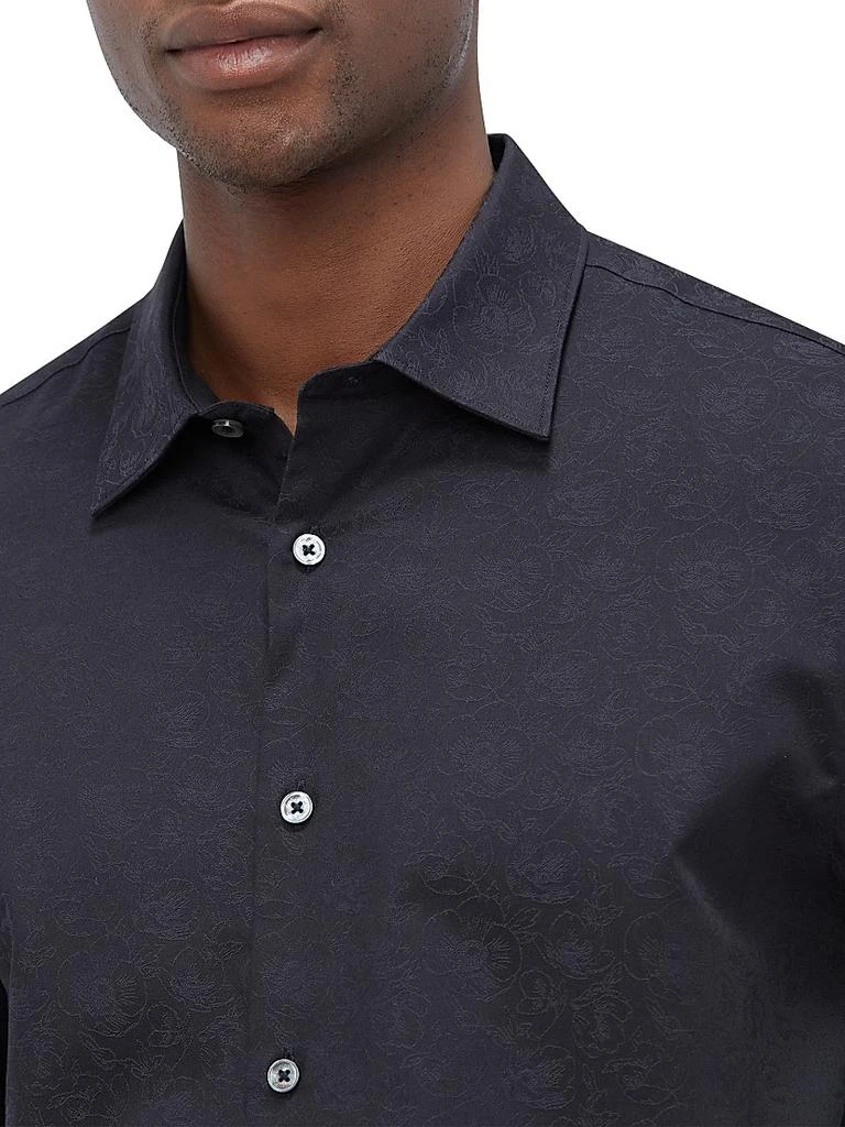 BUGATCHI Julian Woven Cotton-Blend Shirt 6