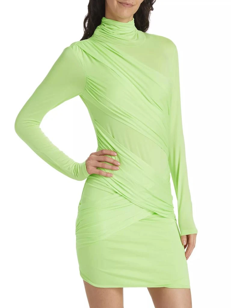 Gauge81 Kores Draped Turtleneck Minidress 4