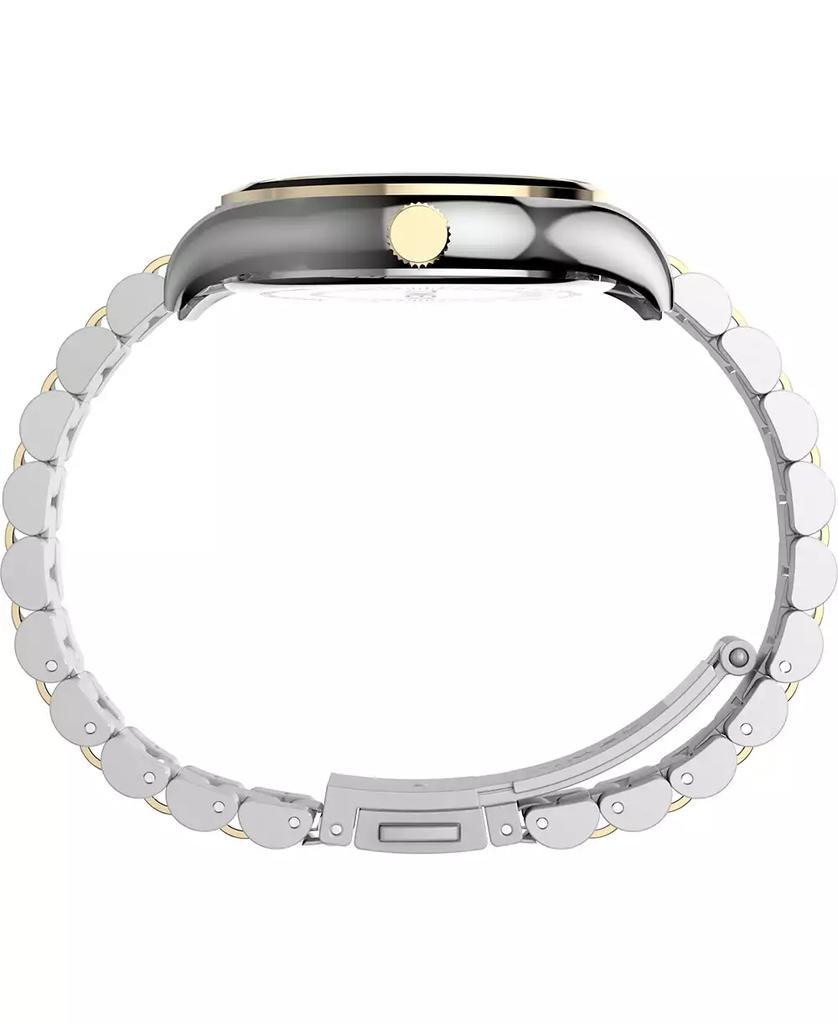 Timex Women's Analog Two-Tone Stainless Steel Watch, 34mm