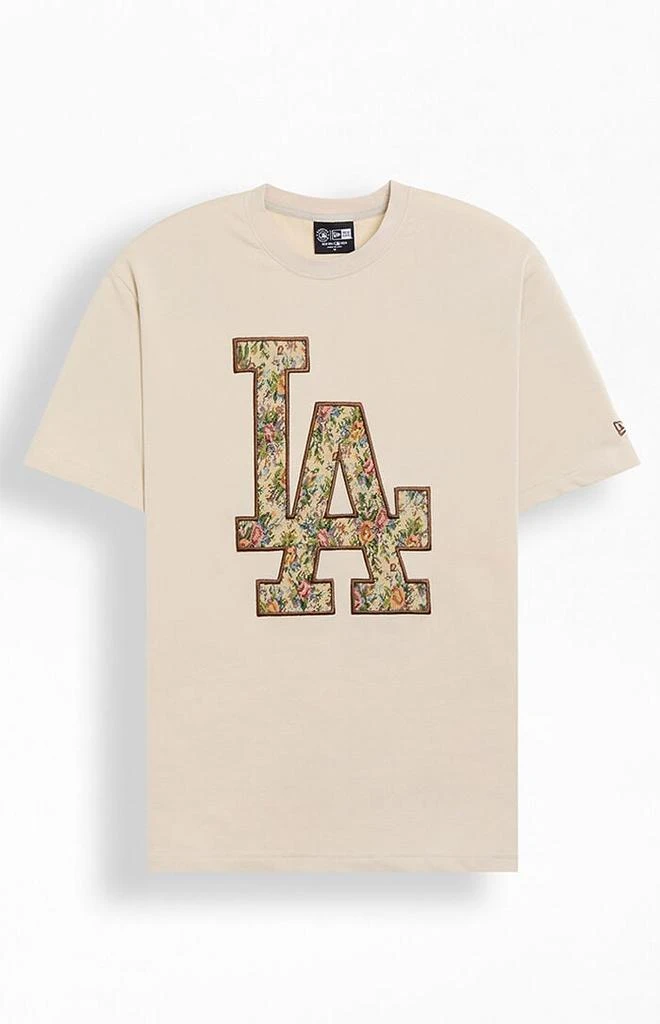 New Era LA Dodgers Embroidered Floral T-Shirt 1
