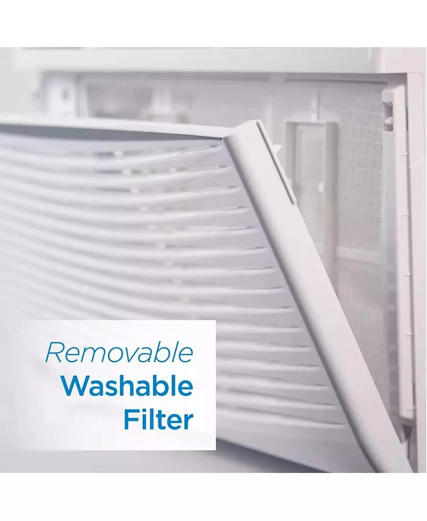 Black & Decker BLACK+DECKER Window Air Conditioner 12,000 BTU, AC Window Unit Cools Up to 450 Square Feet, Window AC Unit with Remote Control, 3 Cooling Speeds and Fan Only Function, BWAC10WTB, White 3