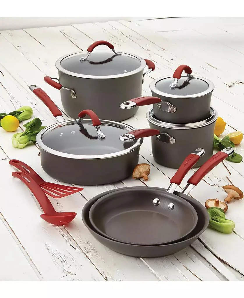 Rachael Ray Cucina Hard-Anodized Nonstick 12-Pc. Cookware Set 1