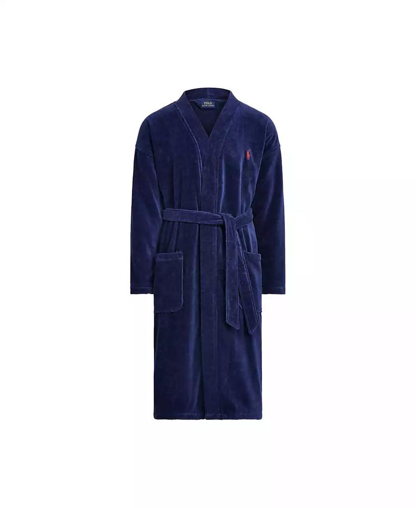 Ralph Lauren Men's Sleepwear Soft Cotton Kimono Velour Robe