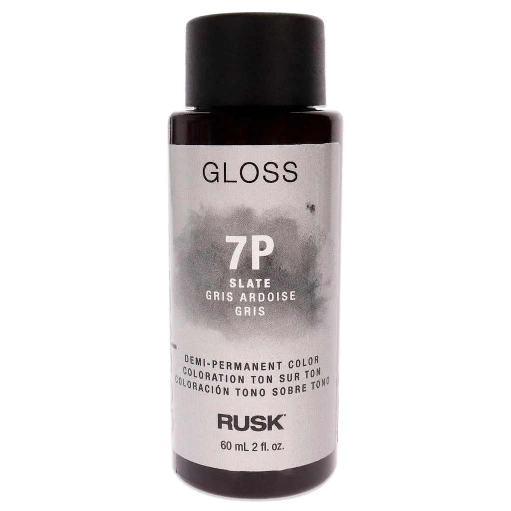 Rusk Deepshine Gloss Demi-Permanent Color - 7P Slate by  for Unisex - 2 oz Hair Color 1