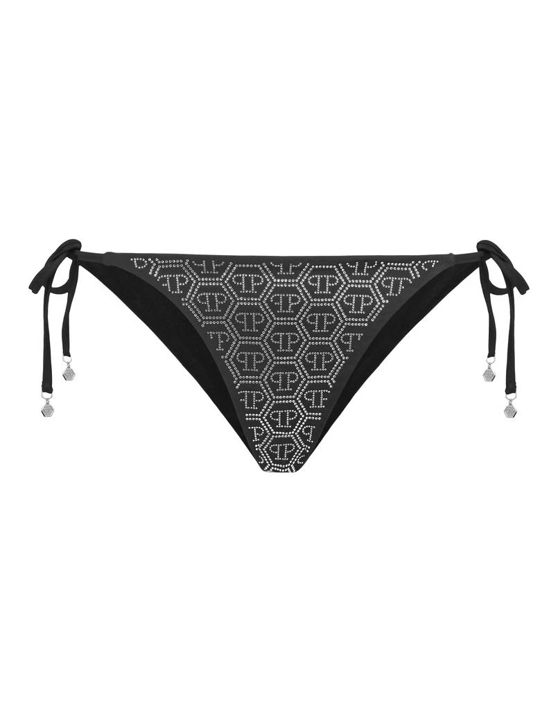 Philipp Plein Swimwear Bottom Slip Crystal Hexagon 1