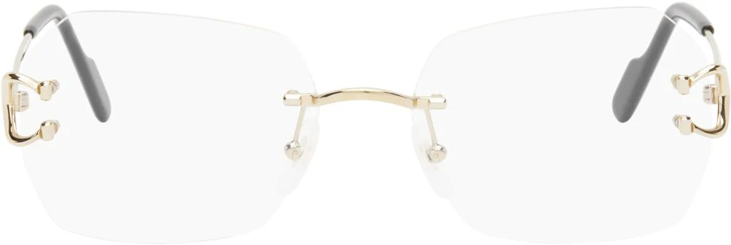 Cartier Gold 'Signature C de Cartier' Sunglasses 1
