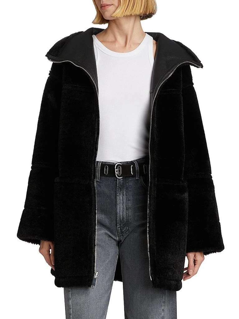 Mercer Collective Ally Faux Leather & Fur Coat 6