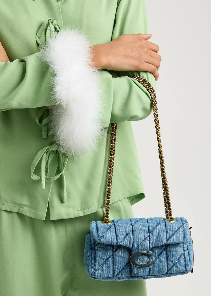 Coach Tabby 20 quilted denim shoulder bag 6