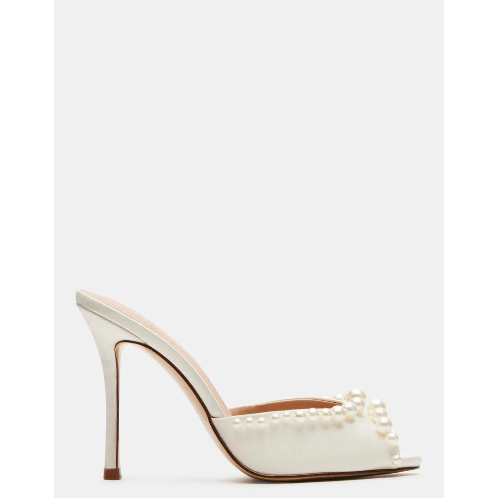 Steve Madden Priya Pearl White Satin 1