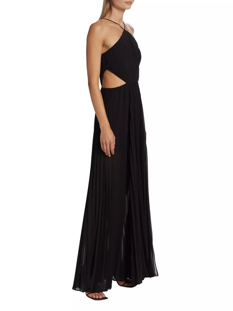AMUR Janet Halterneck Cut Out Gown 4