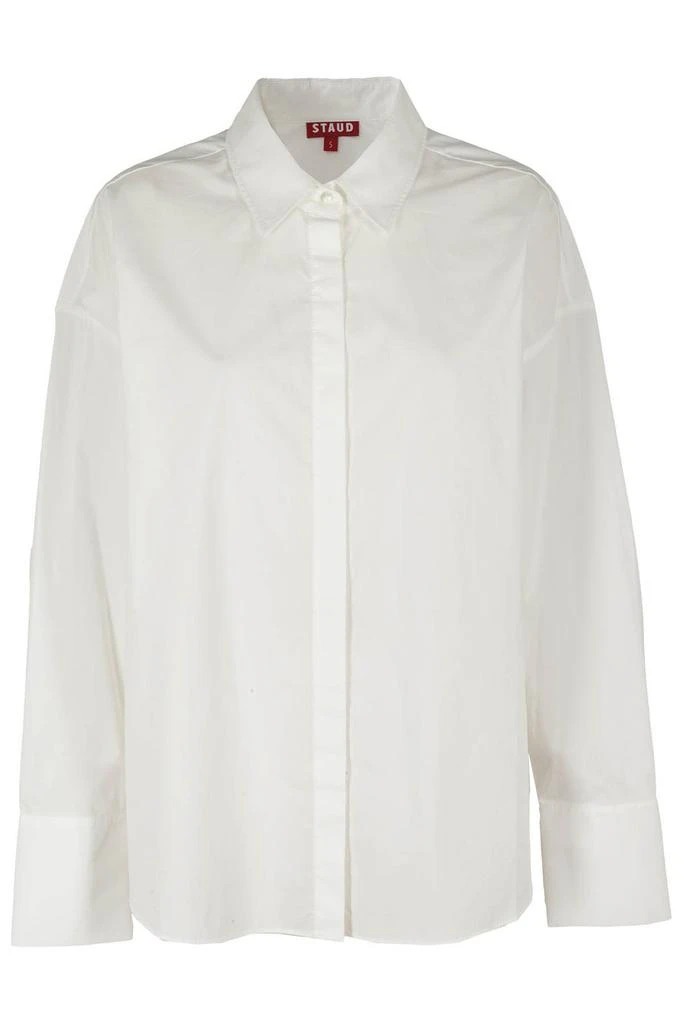 Staud Staud Long-Sleeved Concealed Button Shirt 1