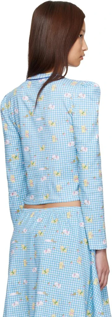 Sandy Liang Blue Nova Cardigan 3