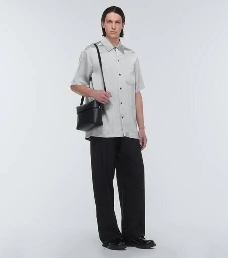 Jil Sander Shirt 36 satin bowling shirt 2