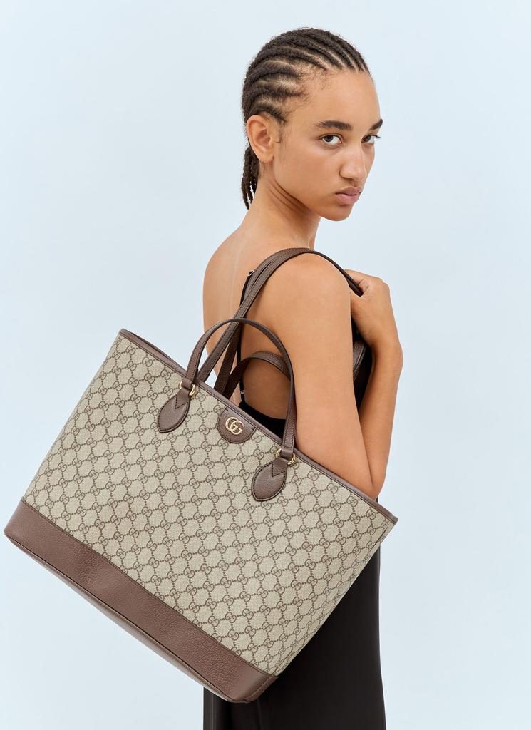 トートバッグ Gucci Midnight Blue Canvas Shopping Bag Gucci MIDNIGHT BLUE CANVAS SHOPPING BAG - Tote Bags