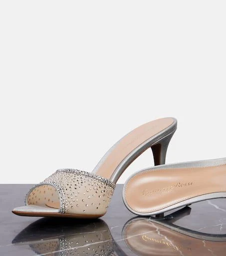 Gianvito Rossi Rania 85 embellished mules 5